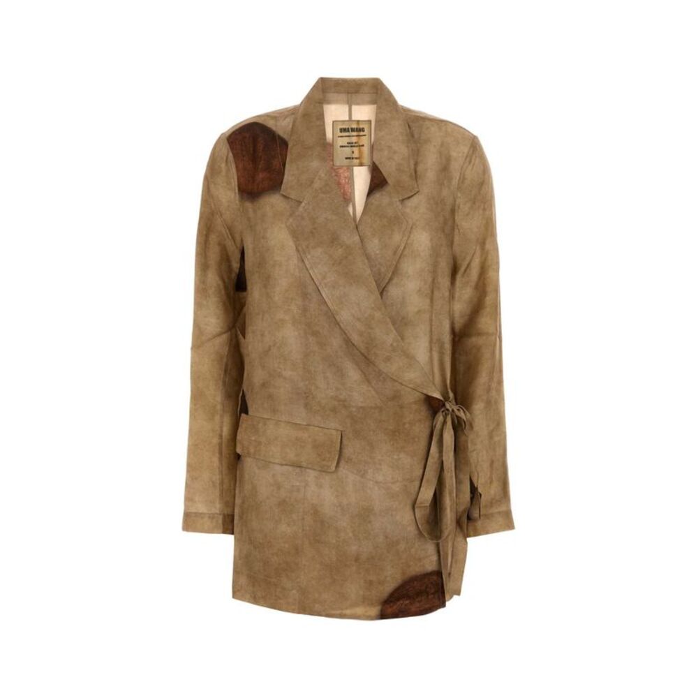 Uma Wang Women Printed Twill Khloe Blazer